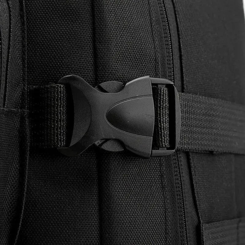Tactical Backpack, Durable Nylon, Ergonomic Straps, Multiple Compartments, Weather-Resistant, Available in Brown Camo, Army Green, Black