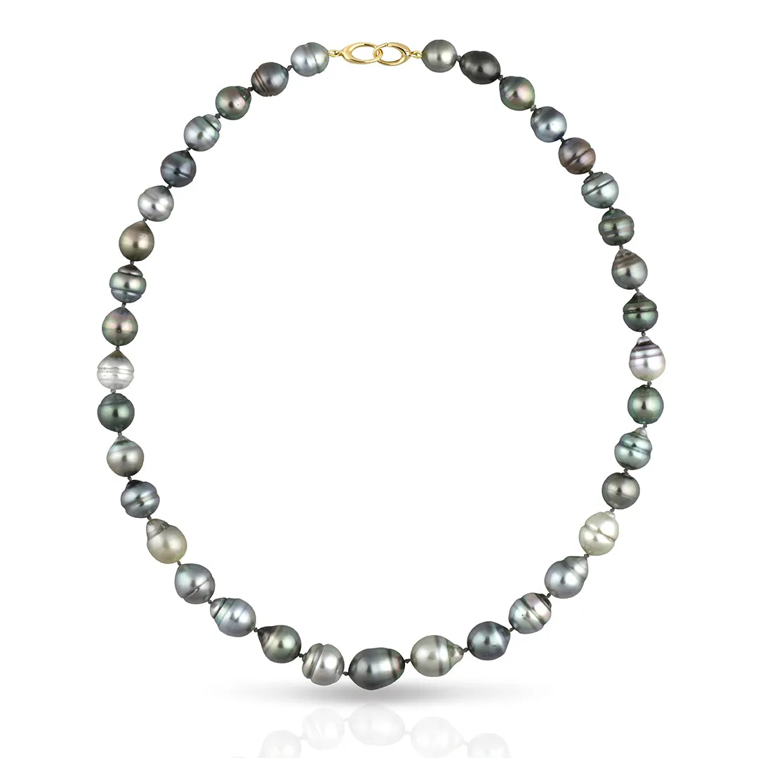 Tahitian Pearl Strand - CIRCLED  46cm  - STNEYGCL0014