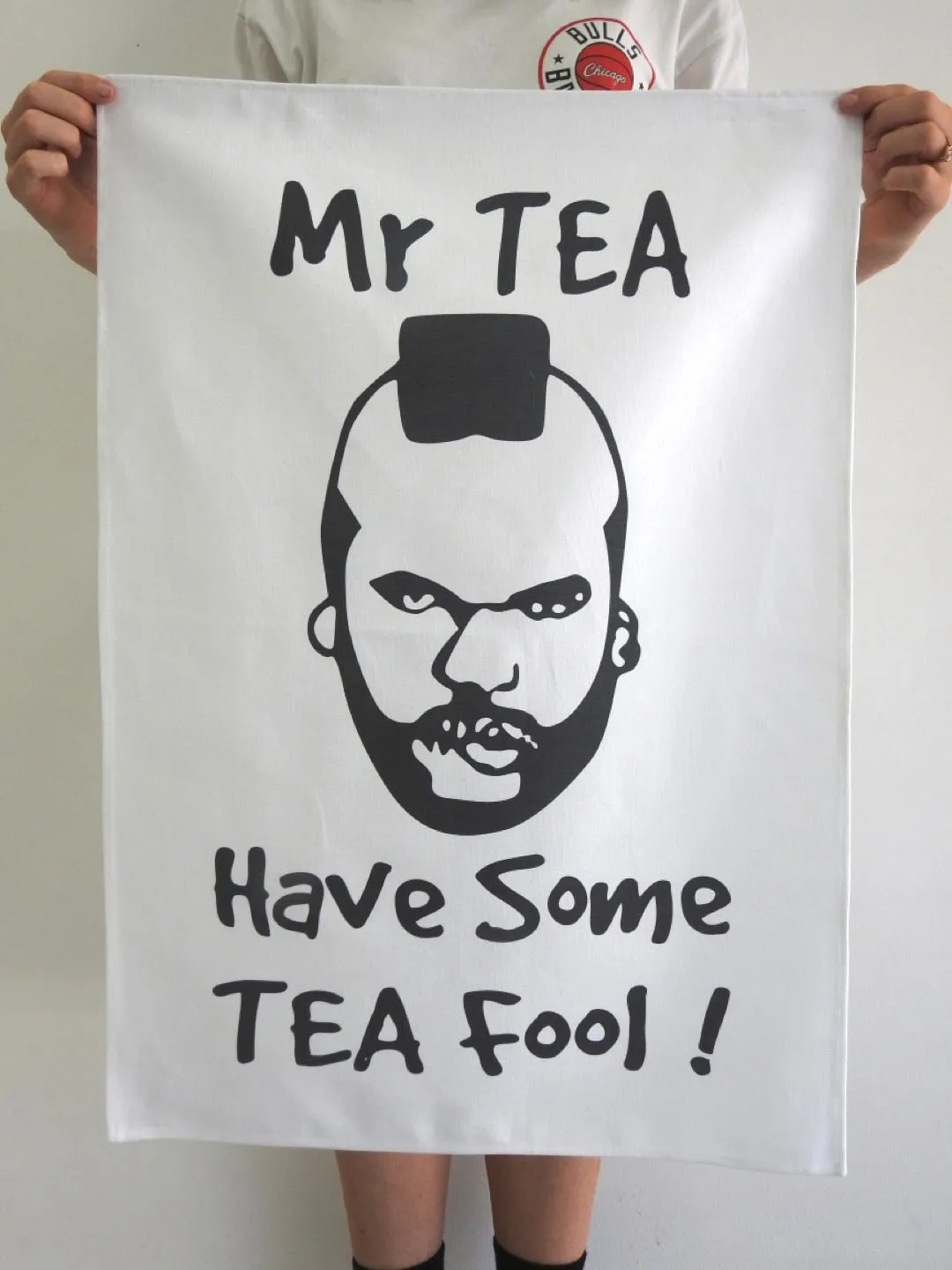 TEA TOWEL MR TEA HAVE SOME TEA FOOL
