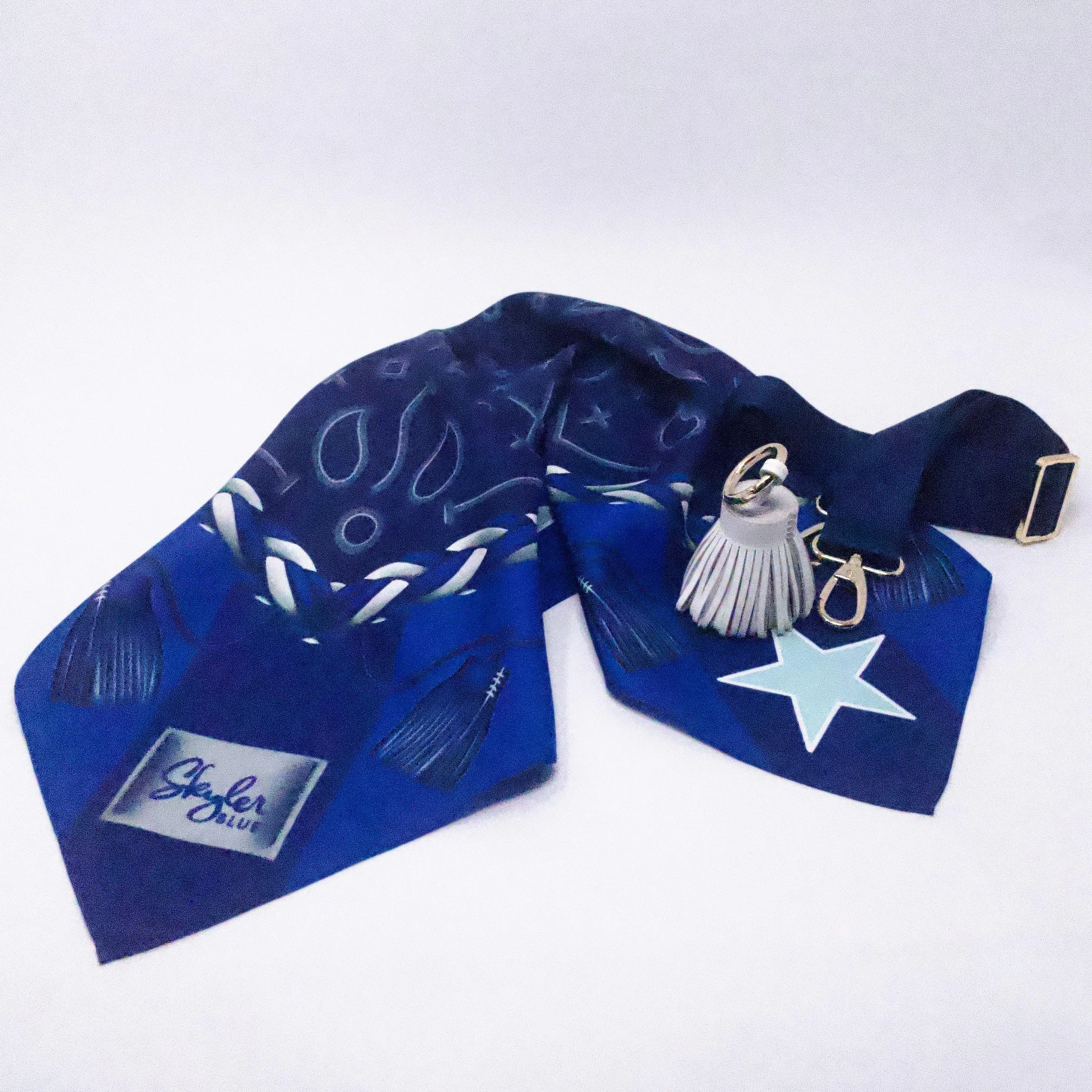 The Dallas 001 Clear Medium Saddle Bag