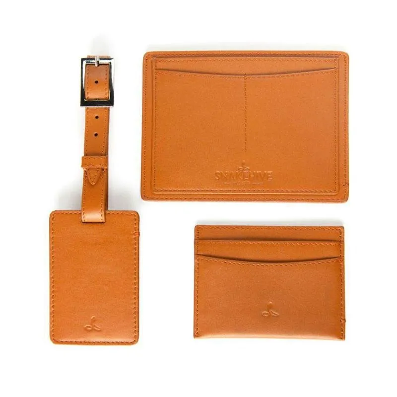 The Essential Leather Travel Kit - The Essential Collection