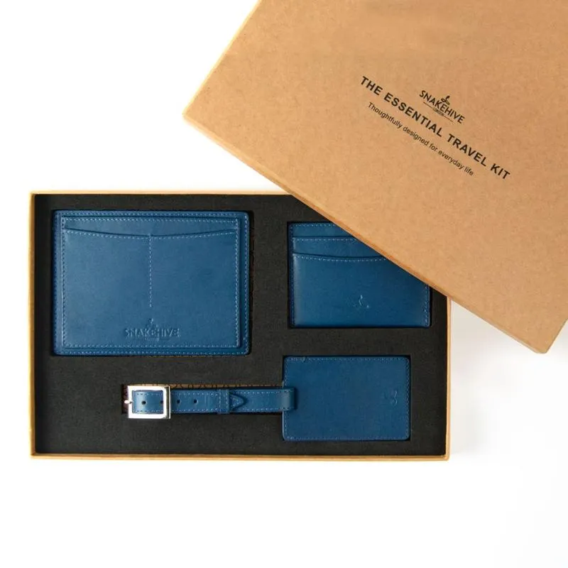 The Essential Leather Travel Kit - The Essential Collection
