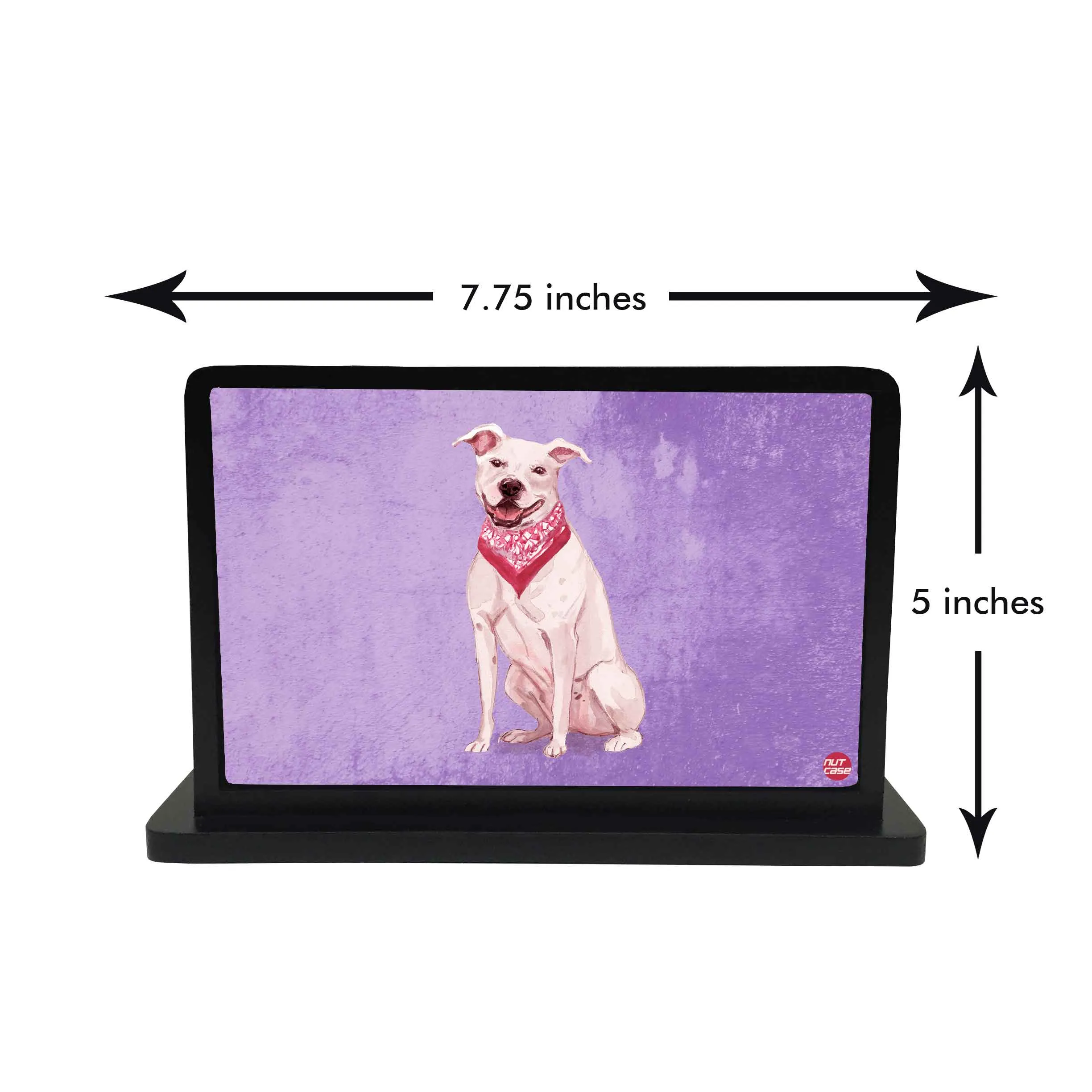 Tissue Holder Paper Napkin Stand - Dashing Pitbull