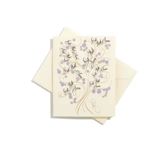 Tree of life Get Well Folder Card