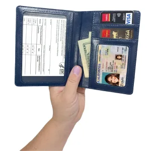 Vaccination Card Holder Passport Wallet