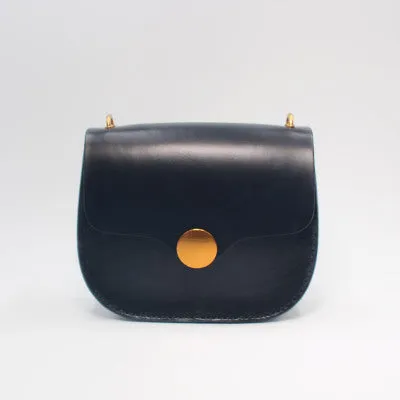 Vintage Womens Brown Leather Crossbody Bags Shoulder Bag Purses for Women