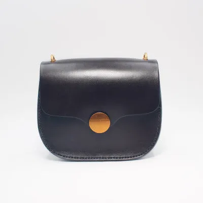 Vintage Womens Brown Leather Crossbody Bags Shoulder Bag Purses for Women