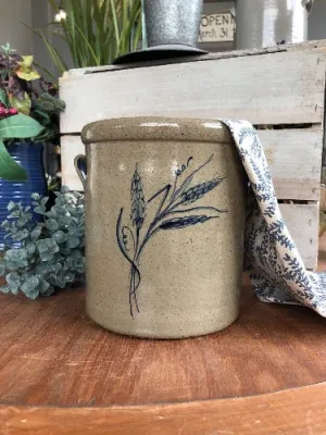 Wheat 1 Gallon Utensil Crock