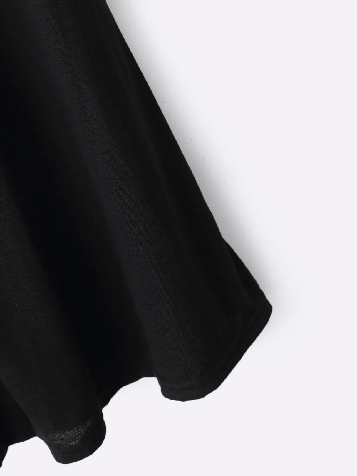Wholesale Black V-Neck Backless Mini Dress
