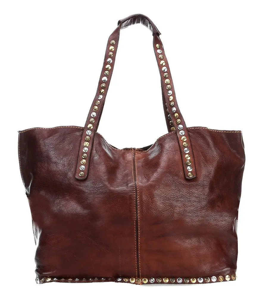 Women Washed Vintage Large Tote Bag