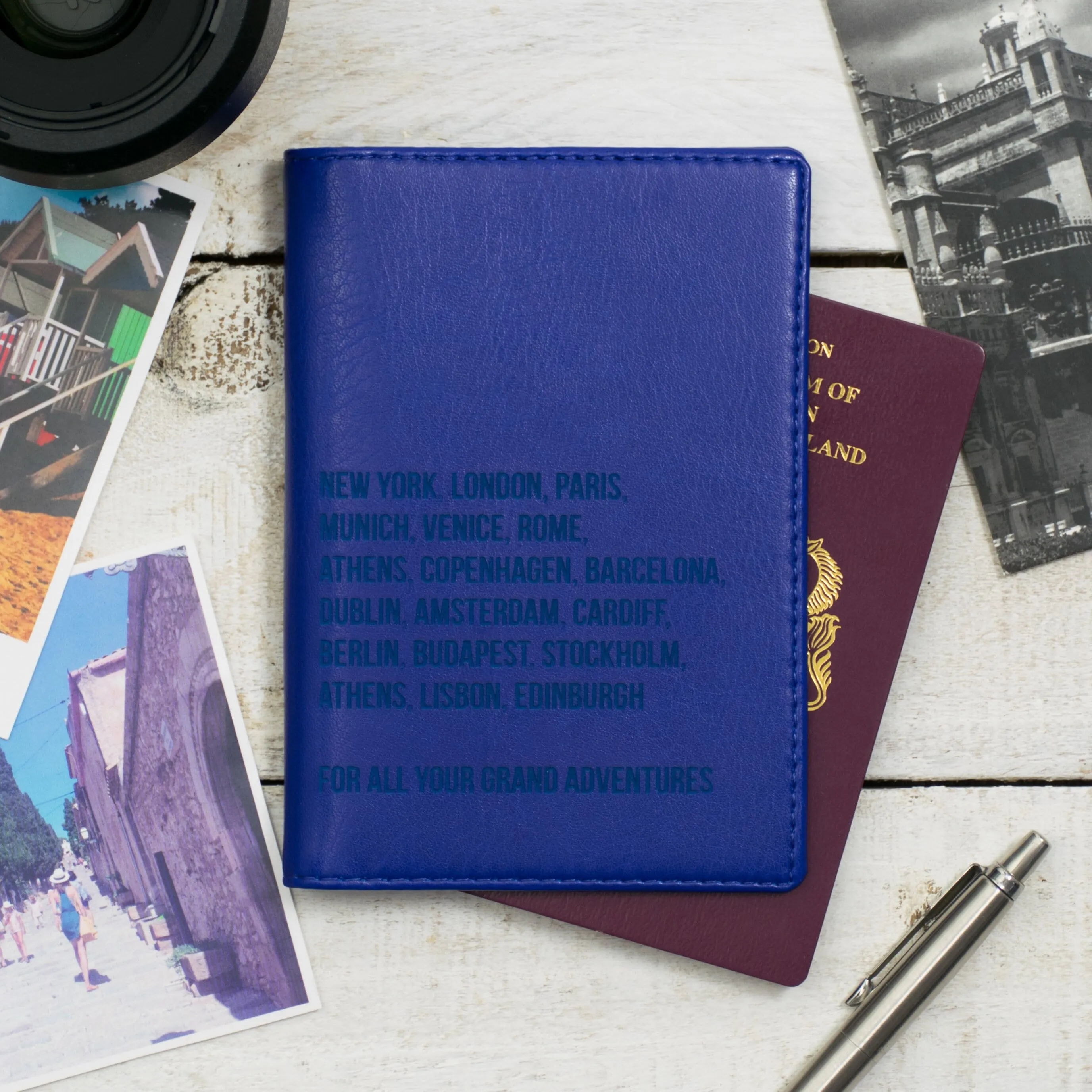 World Destinations Personalised Passport Holder