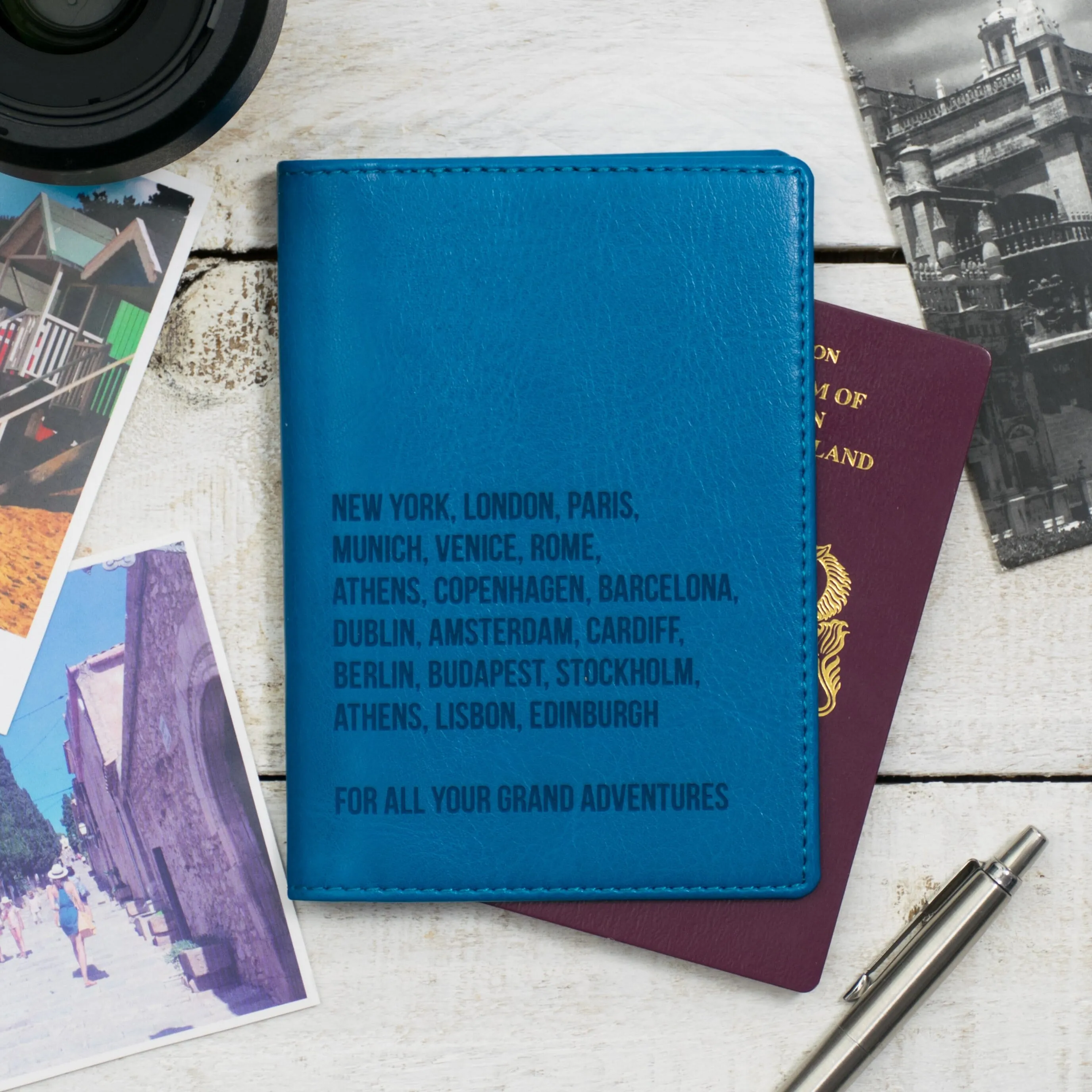 World Destinations Personalised Passport Holder