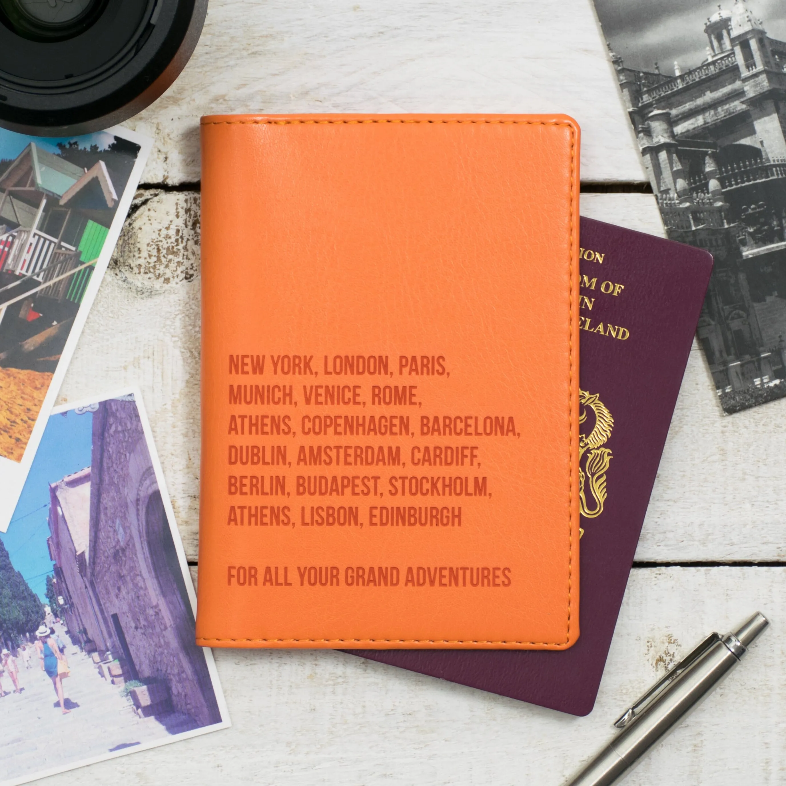 World Destinations Personalised Passport Holder