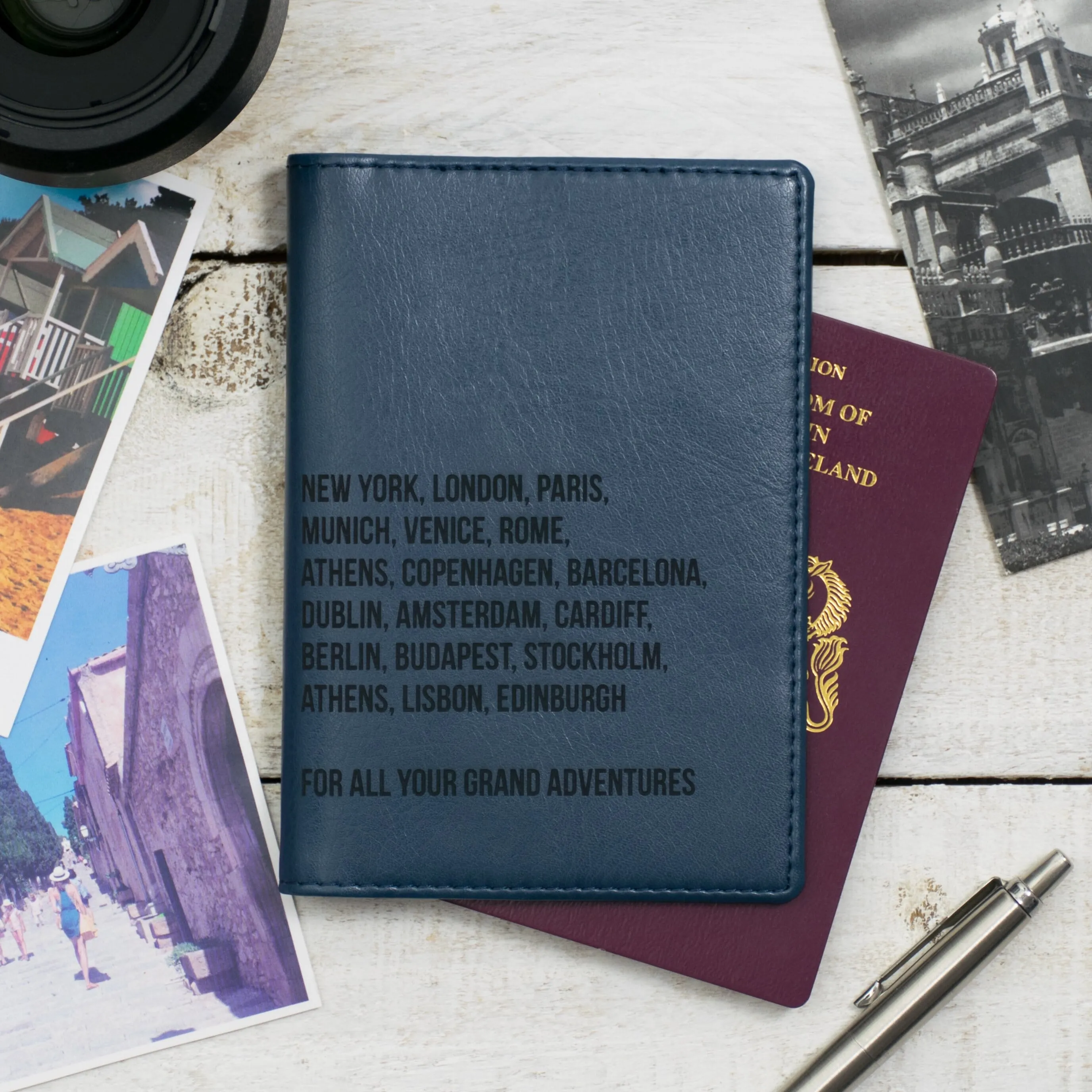 World Destinations Personalised Passport Holder