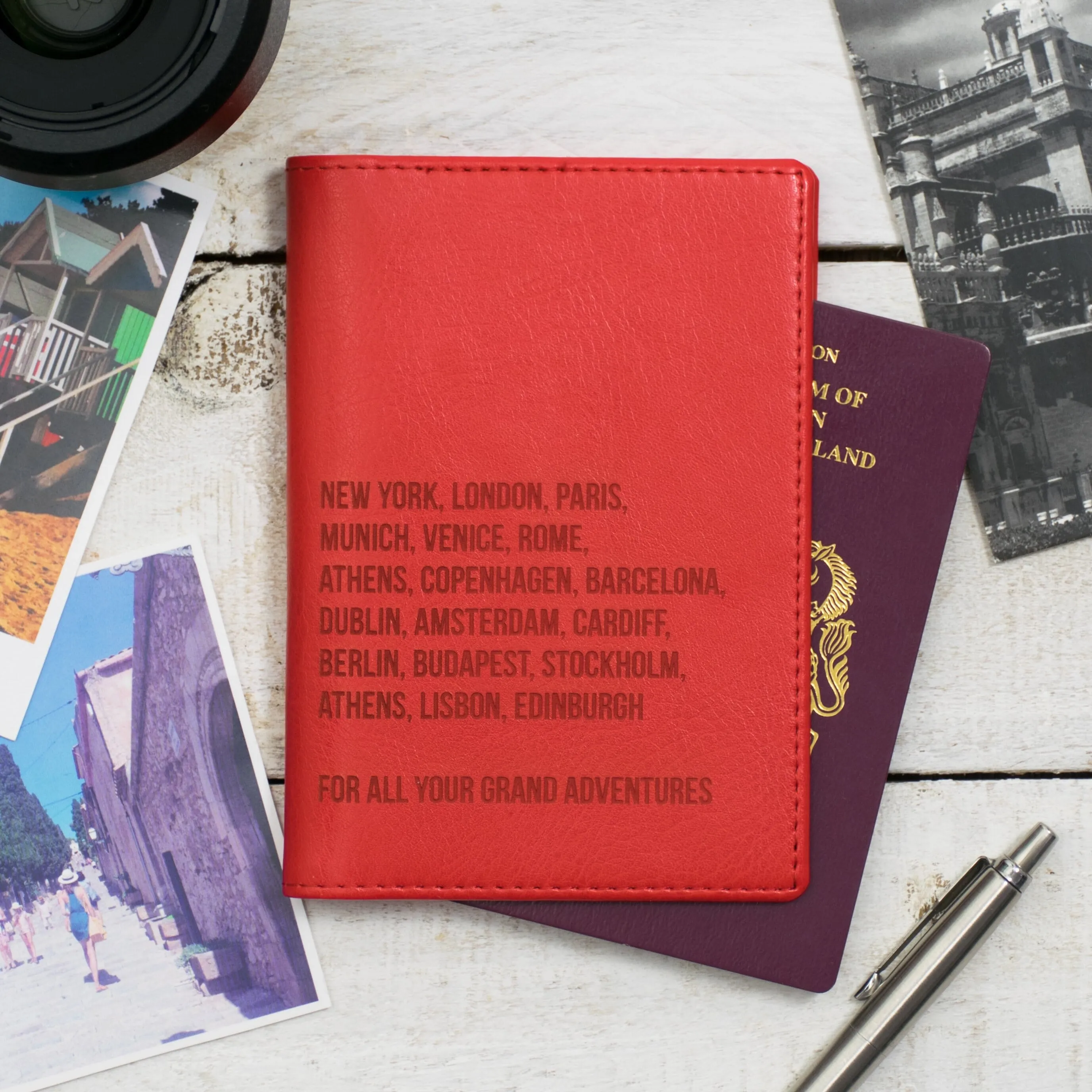 World Destinations Personalised Passport Holder
