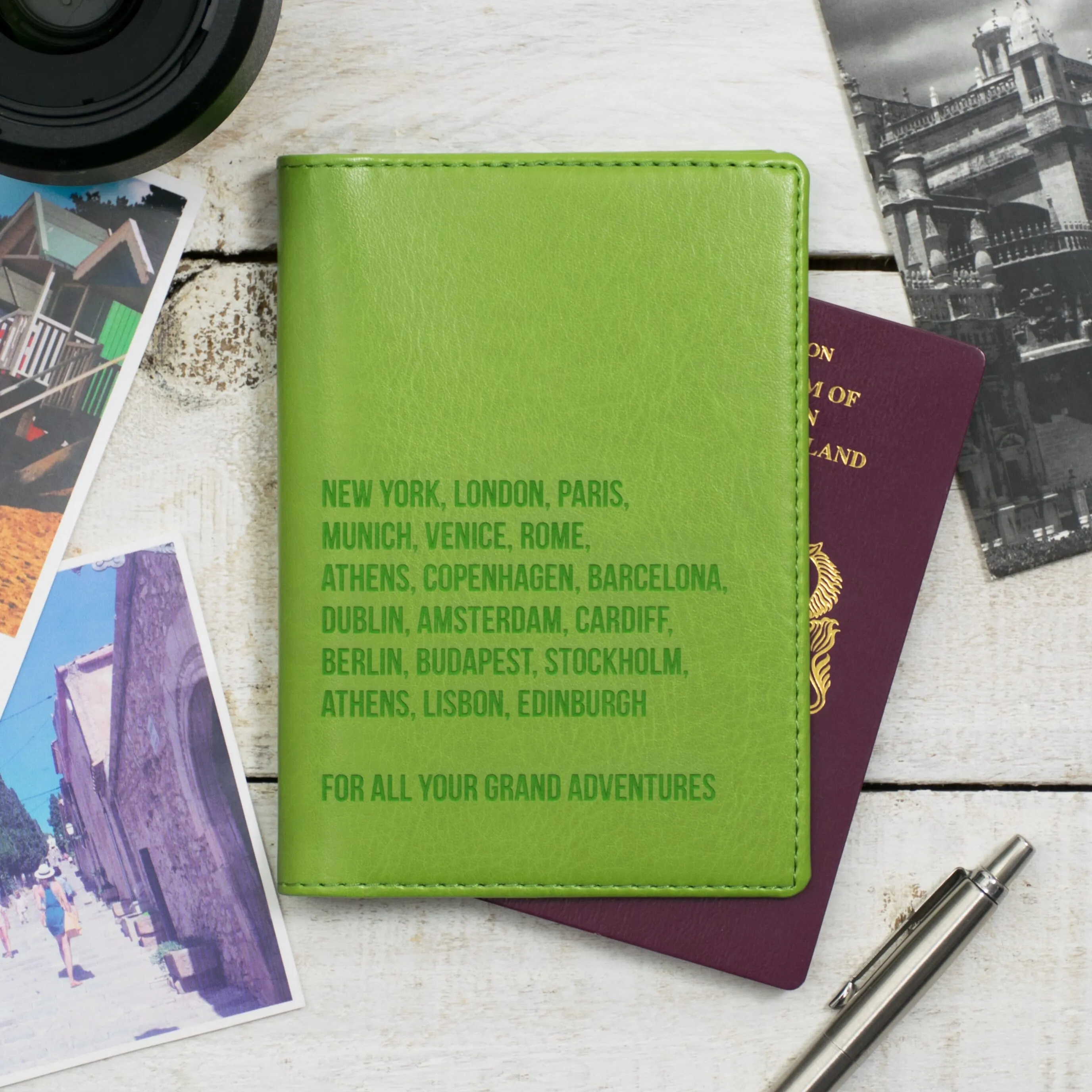 World Destinations Personalised Passport Holder
