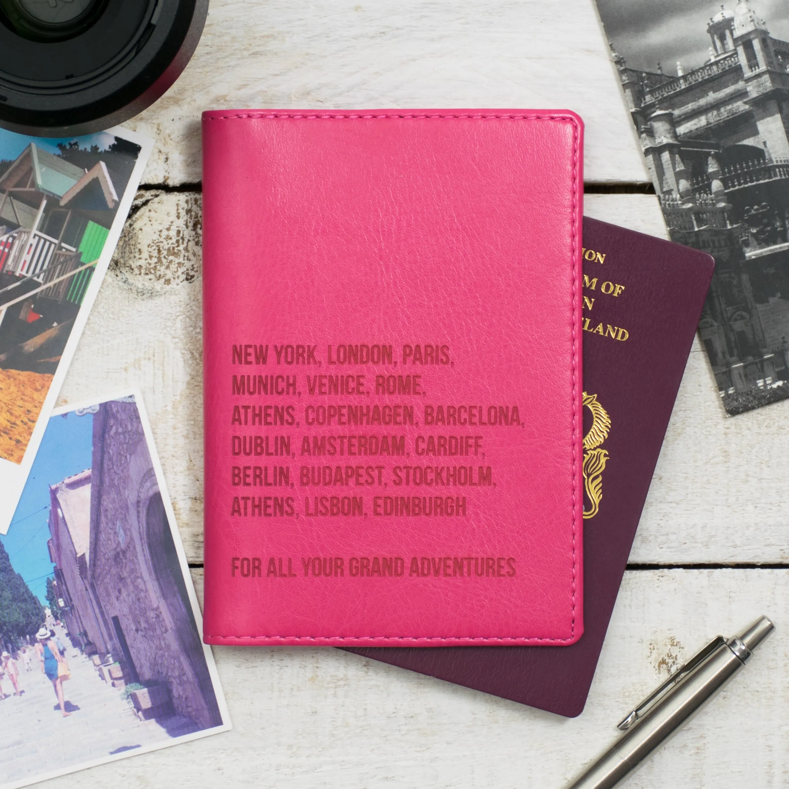 World Destinations Personalised Passport Holder