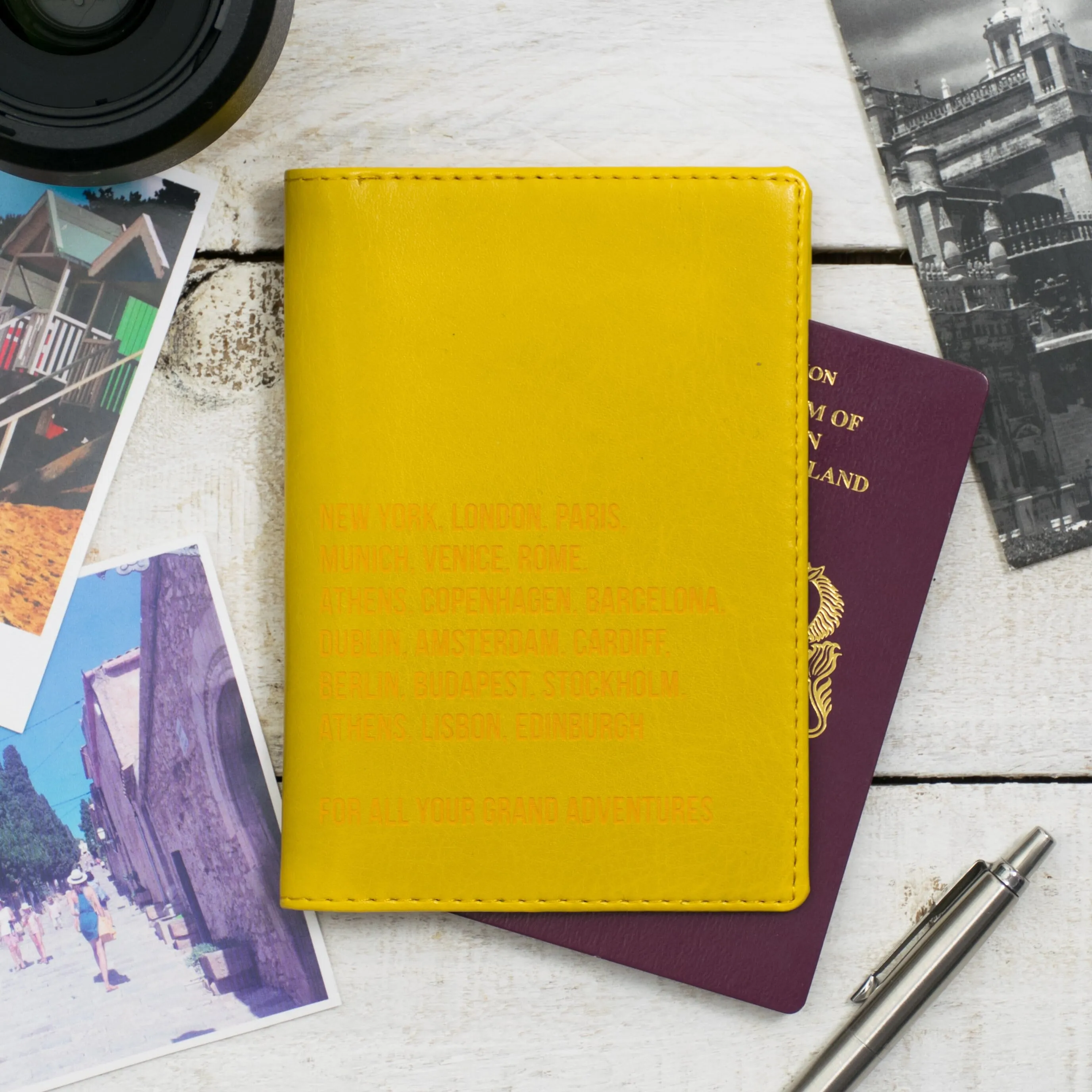 World Destinations Personalised Passport Holder
