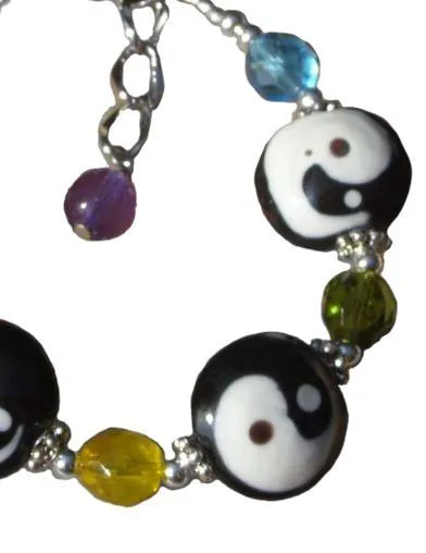 Yin Yang, Adjustable Bracelet