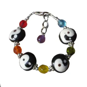 Yin Yang, Adjustable Bracelet