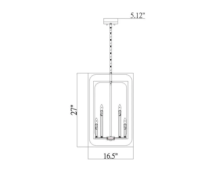 Z-Lite Easton 8 Bulb Chandelier