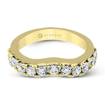 ZR1143 Anniversary Ring in 14k Gold with Diamonds