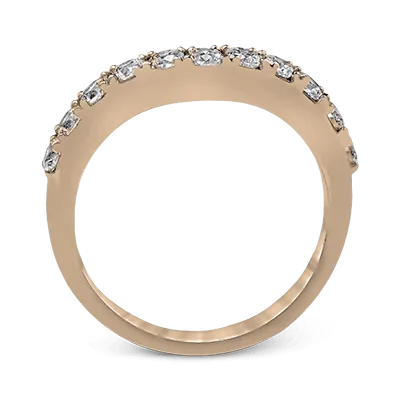 ZR1143 Anniversary Ring in 14k Gold with Diamonds