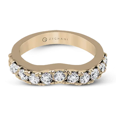 ZR1143 Anniversary Ring in 14k Gold with Diamonds