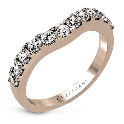 ZR1143 Anniversary Ring in 14k Gold with Diamonds