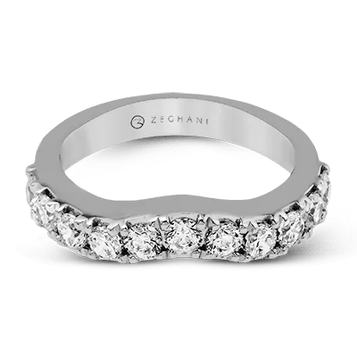 ZR1143 Anniversary Ring in 14k Gold with Diamonds